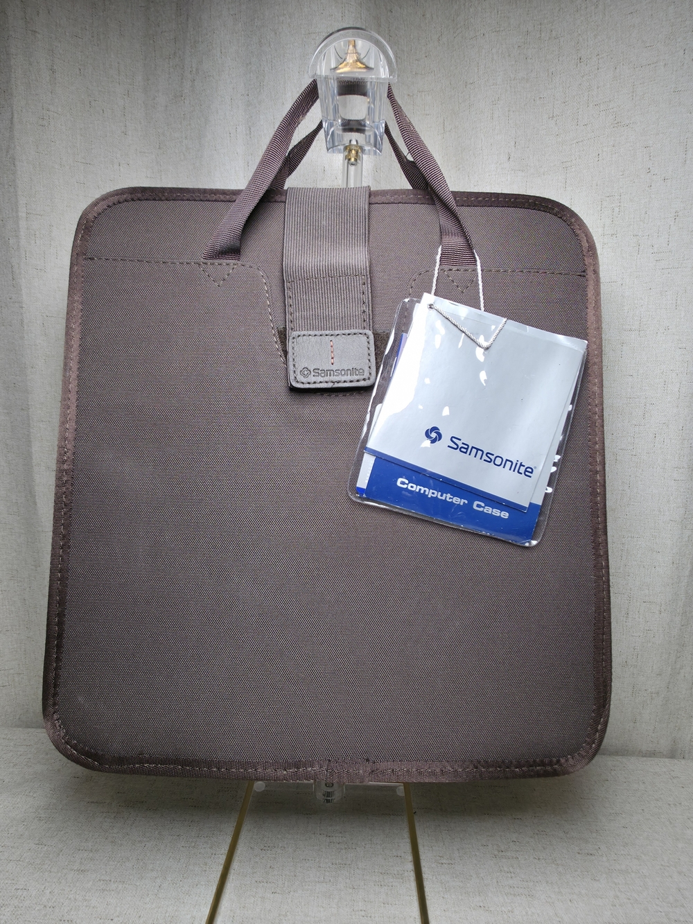 Samsonite Brown Laptop Computer Case with Top Handles